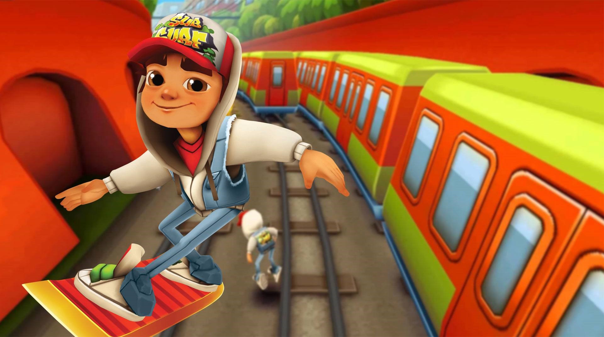 Subway Surfer riding